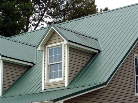 green metal roofing ideas